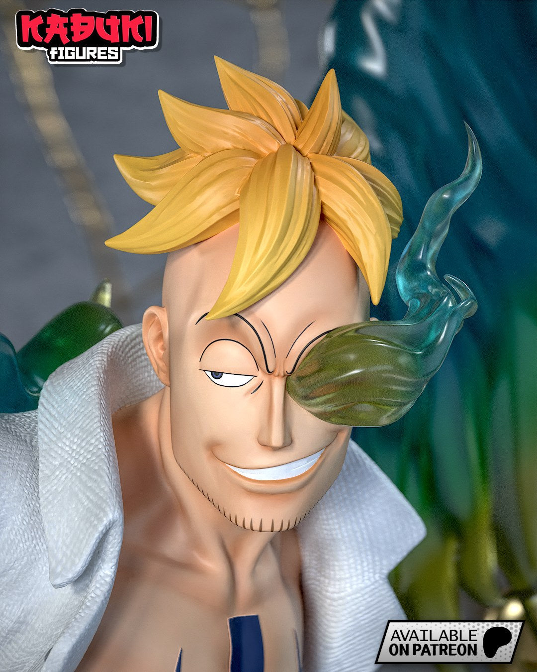 Marco (One Piece) resin figure by Tanuki Figures — studio render 1