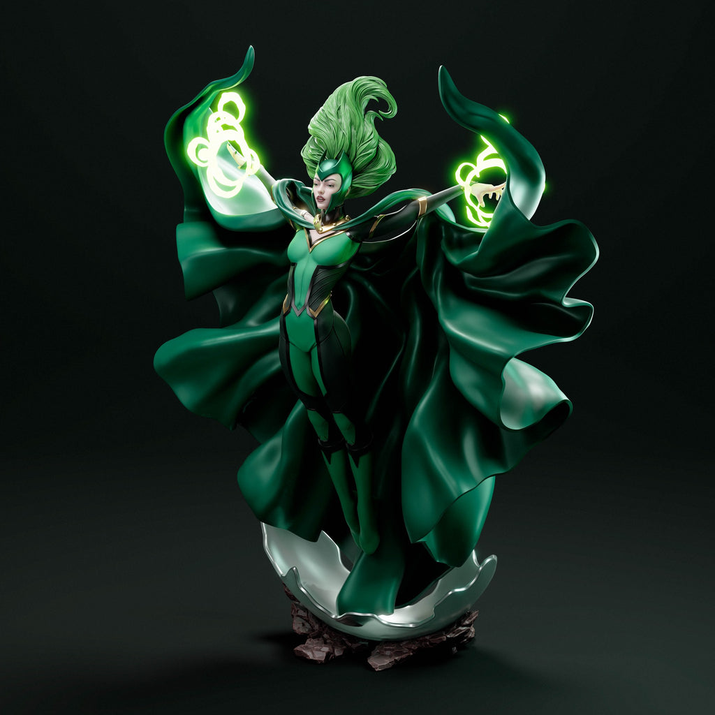 Polaris (Marvel) resin figure by Abe3D — studio render 6