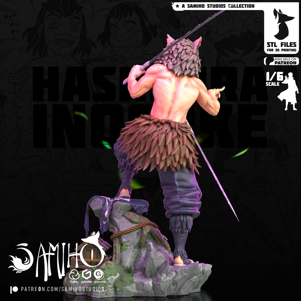 inosuke hashibira demon slayer samiho studios