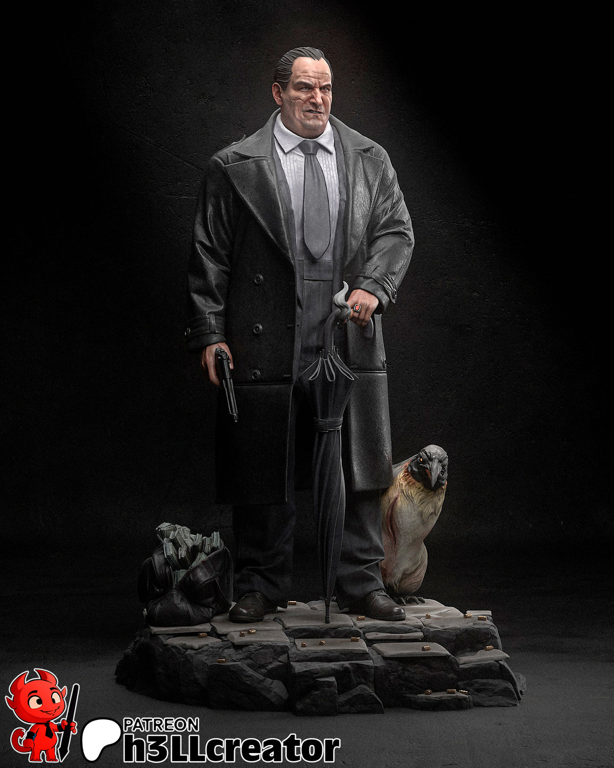 Oswald Cobb (DC) resin figure by h3LLcreator — studio render 6