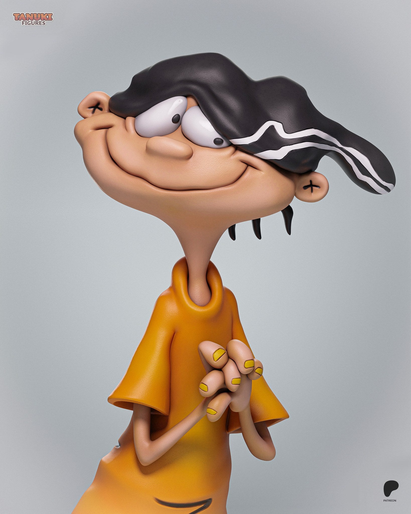 Edd (Double D) (Ed, Edd n Eddy) resin figure by Tanuki Figures — studio render 2