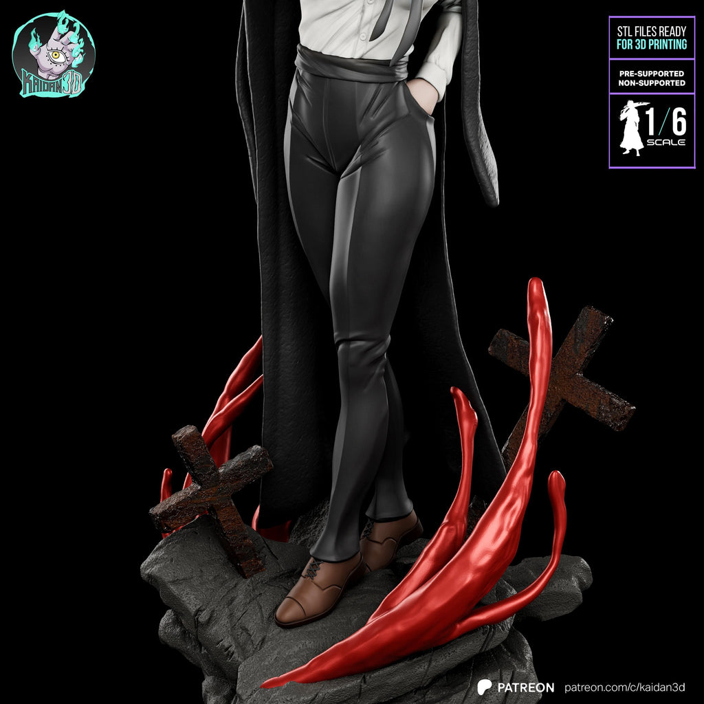 Makima (Chainsaw Man) resin figure by Kaidan 3D — studio render 4