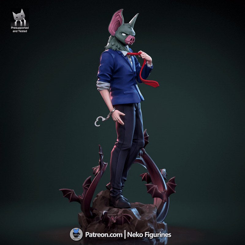 Sonar (Dispatch) resin figure by Neko Figurines — studio render 2