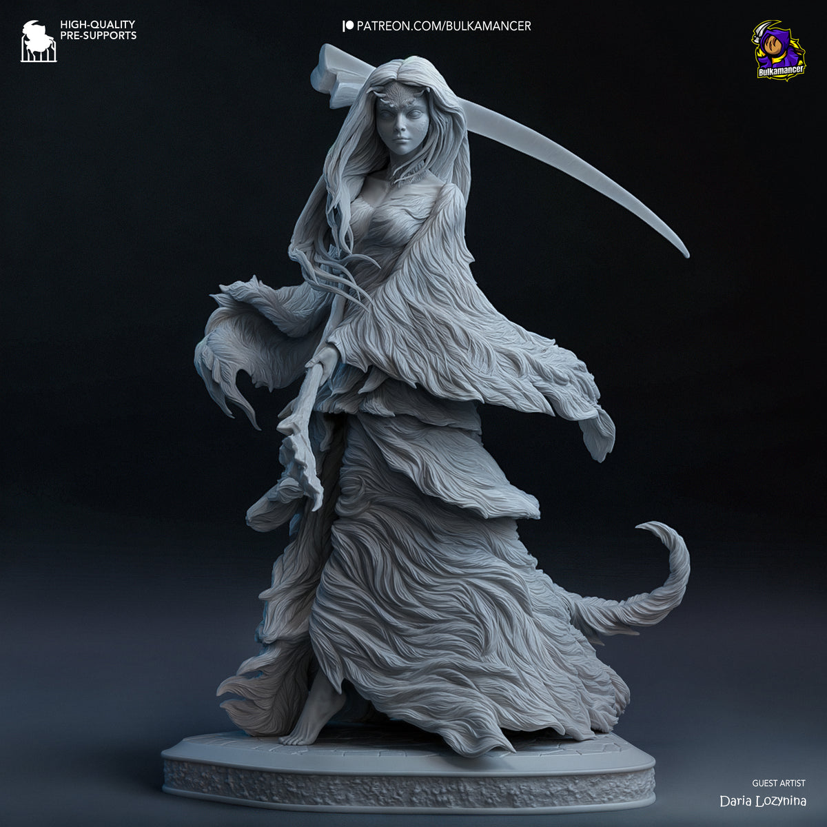 Crossbreed Priscilla (Dark Souls) resin figure by Bulkamancer — studio render 8