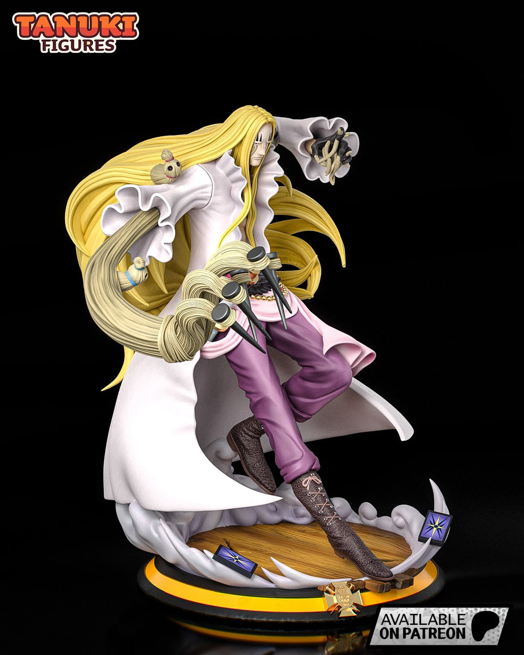 Basil Hawkins (One Piece) resin figure by Tanuki Figures — studio render 1