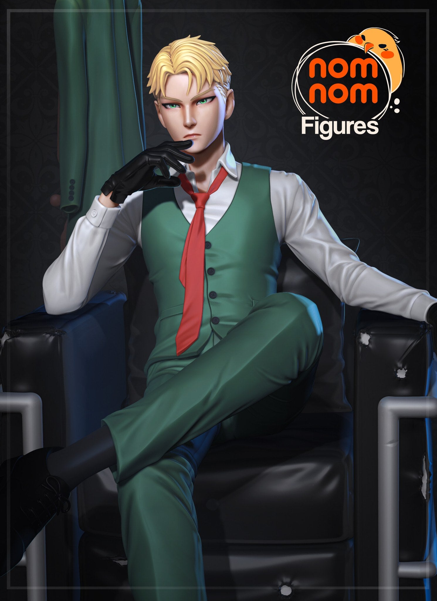 Loid Forger Spy x Family resin figure by NomNom Figures — studio preview 1