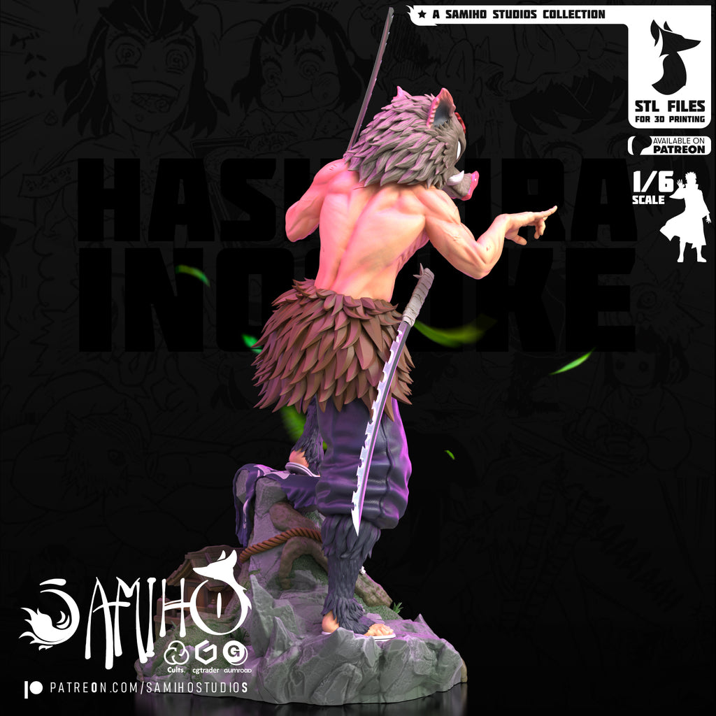 inosuke hashibira demon slayer samiho studios