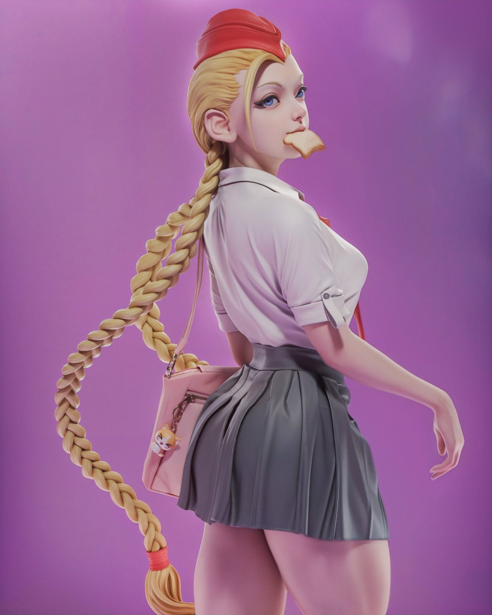 Cammy White Street Fighter resin figure by CA 3D Studios — studio preview 1