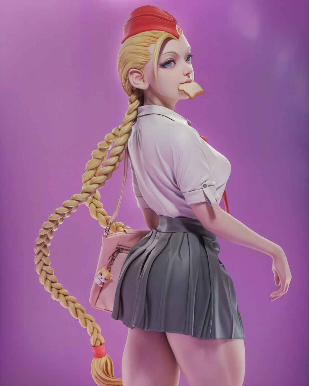 Cammy White Street Fighter resin figure by CA 3D Studios — studio preview 1