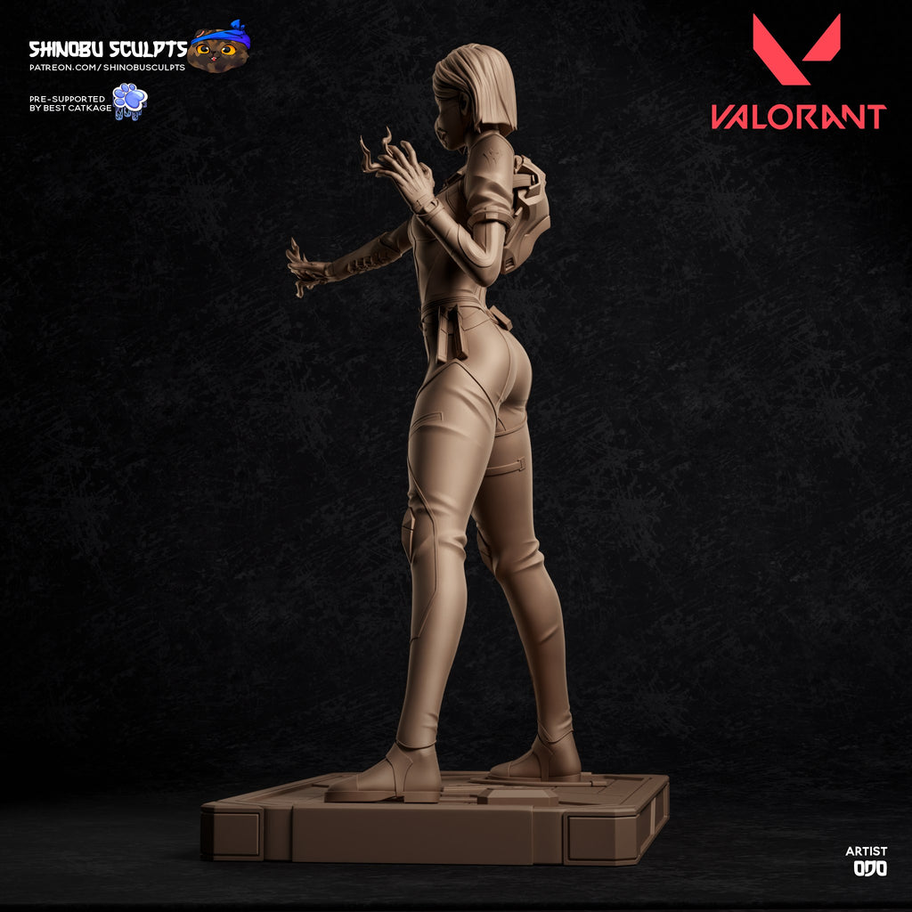 Viper (Valorant) resin figure by Shinobu Sculpts — studio render 5