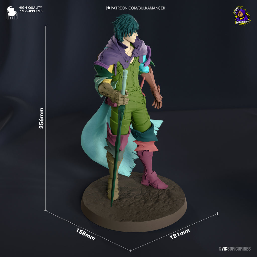 Clive Rosfield (Final Fantasy) resin figure by Bulkamancer — studio render 8