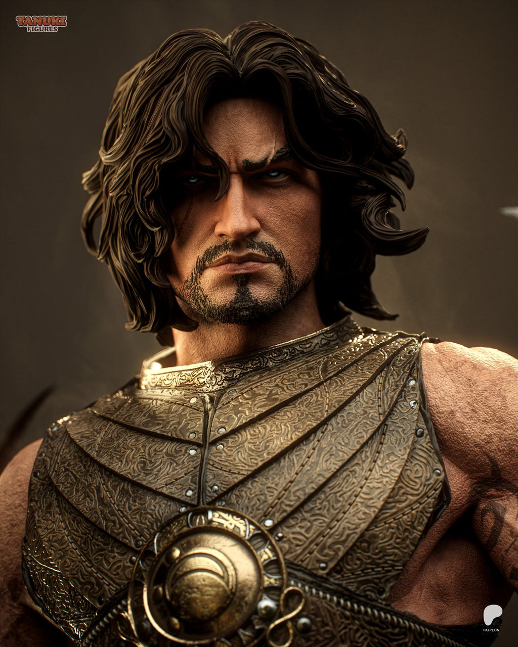The Prince (Prince of Persia) resin figure by Tanuki Figures — studio render 8