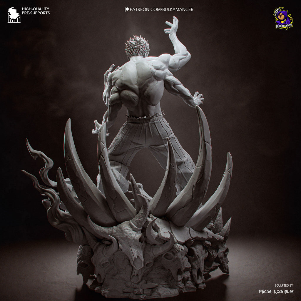 Ryomen Sukuna (Jujutsu Kaisen) resin figure by Bulkamancer — studio render 16