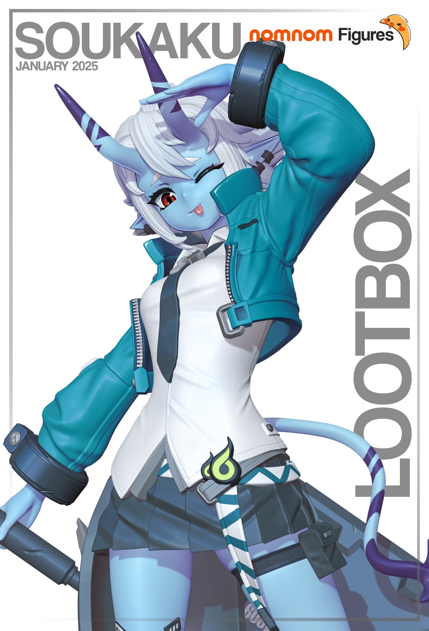 Soukaku Zenless Zone Zero resin figure by NomNom Figures — studio preview 1