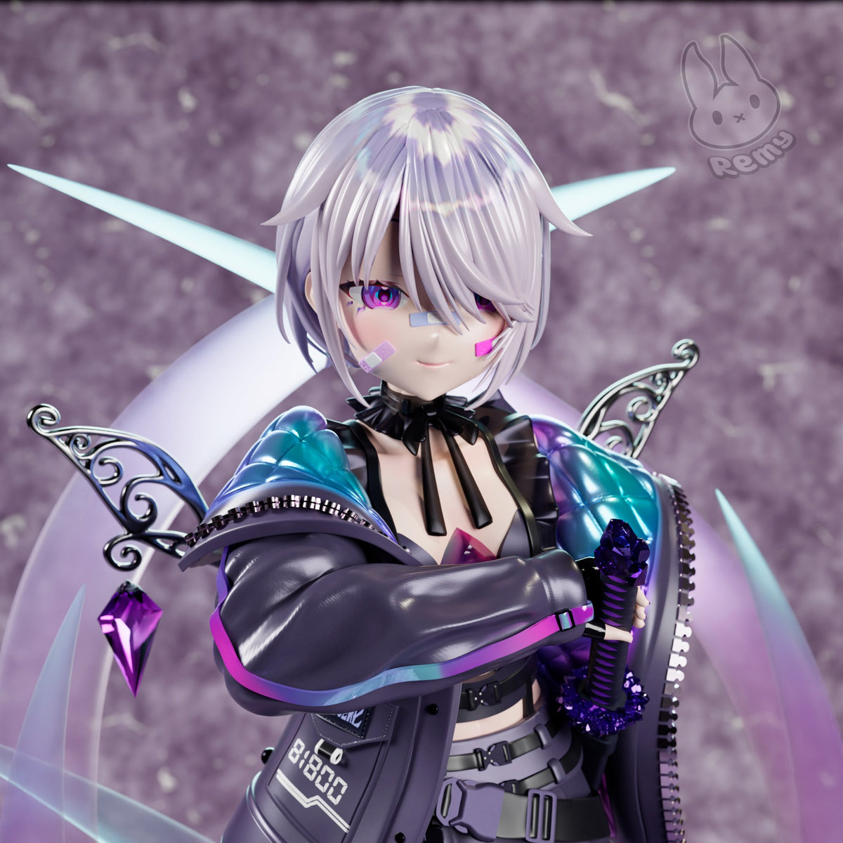 Koseki Bijou (Hololive) resin figure by RemyJF — studio render 2