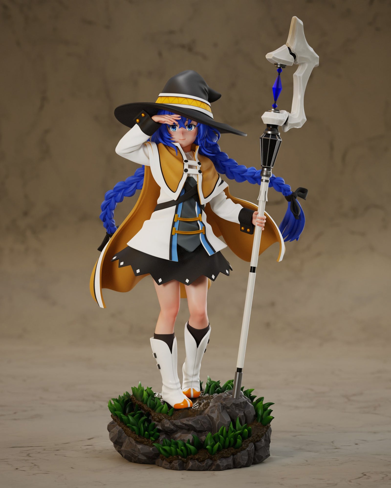 Roxy Migurdia (Mushoku Tensei) resin figure by Tenshi Figures — studio render 3