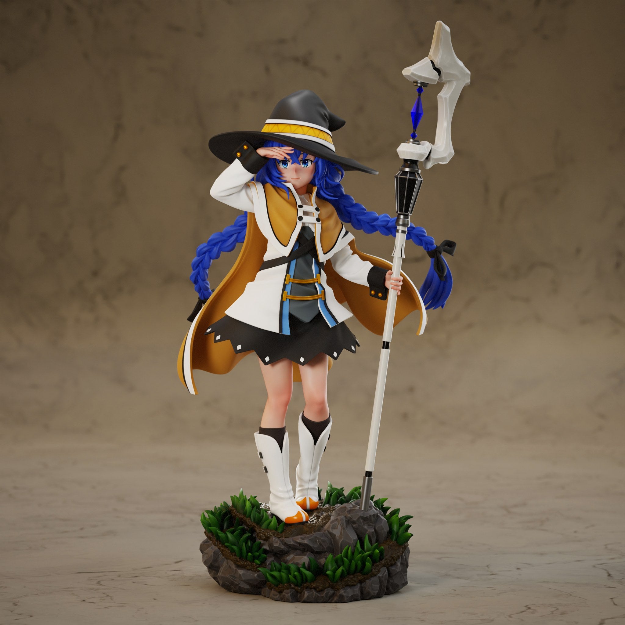 Roxy Migurdia (Mushoku Tensei) resin figure by Tenshi Figures — studio render 3
