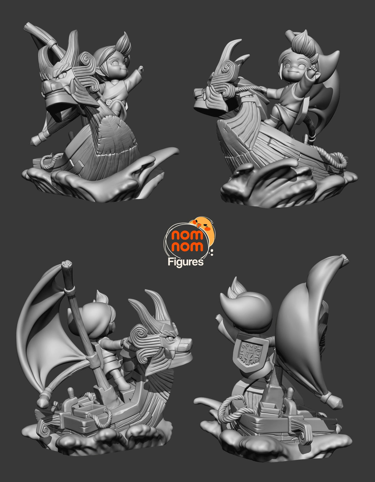 Link on the King of Red Lions — studio render 3