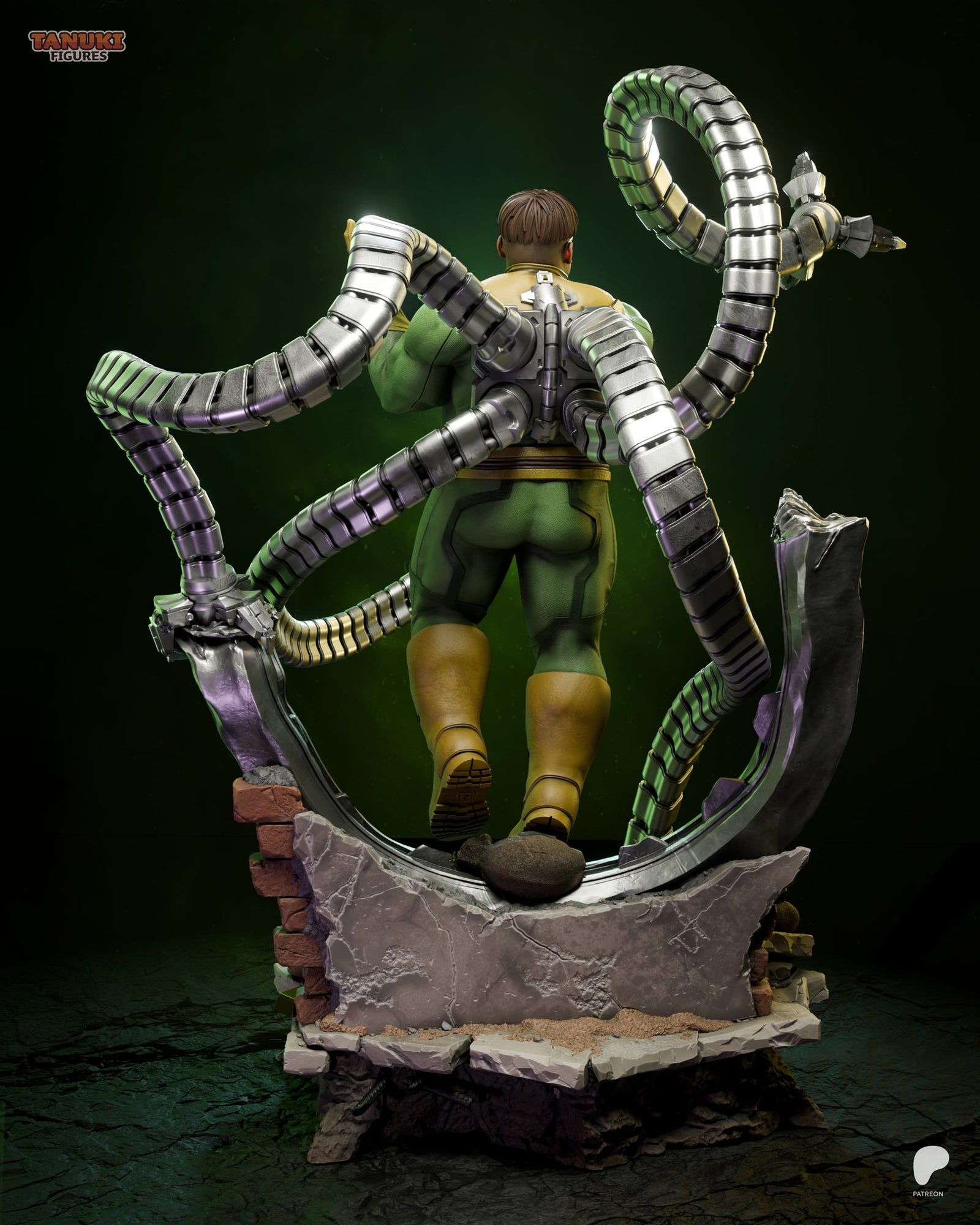 Doctor Octopus (Marvel) resin figure by Tanuki Figures — studio render 4