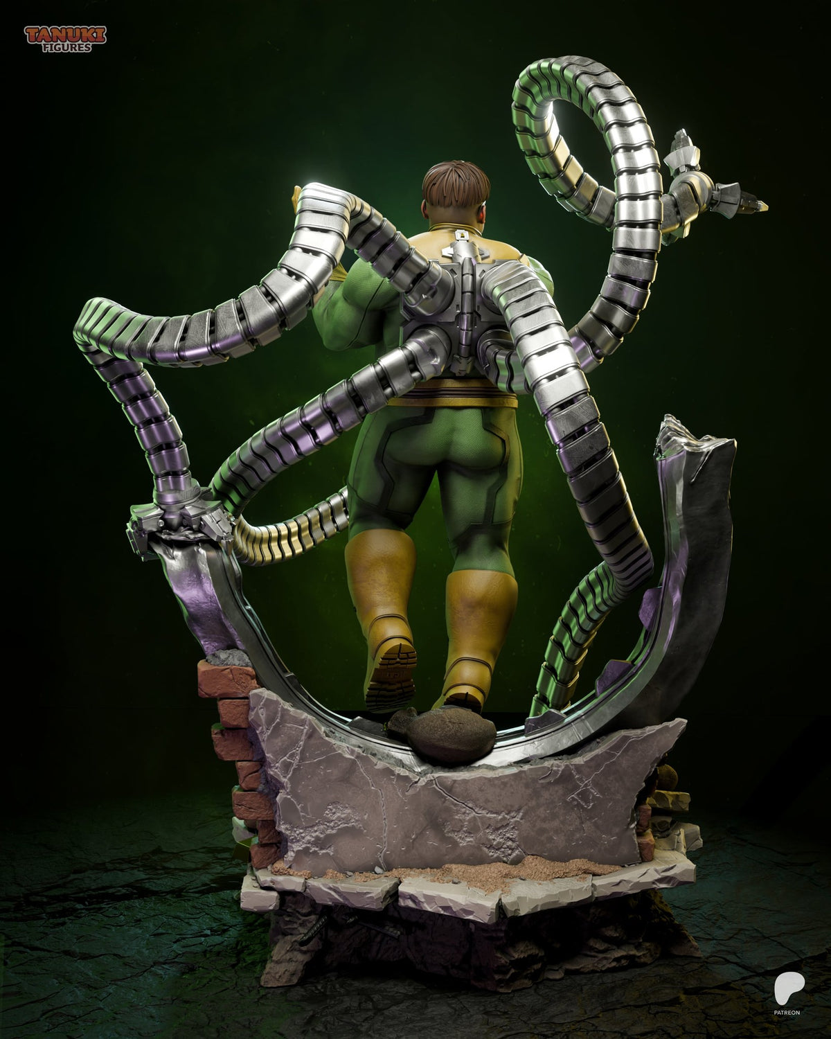 Doctor Octopus (Marvel) resin figure by Tanuki Figures — studio render 4