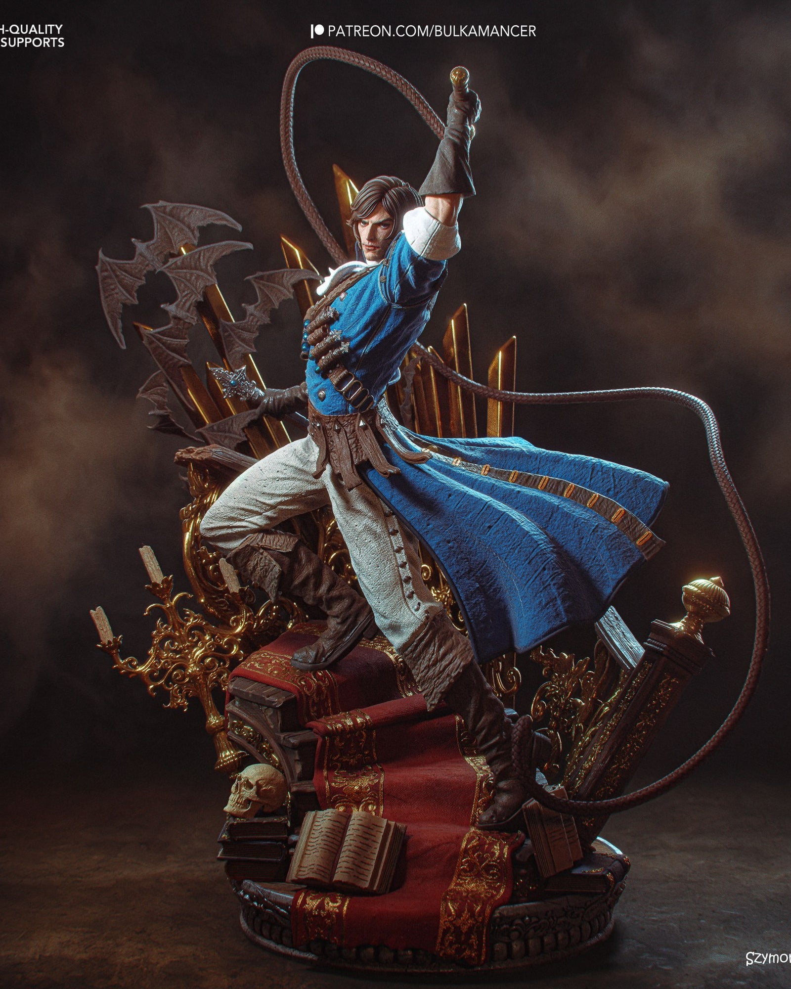 Richter Belmont (Castlevania) resin figure by Bulkamancer — studio render 5