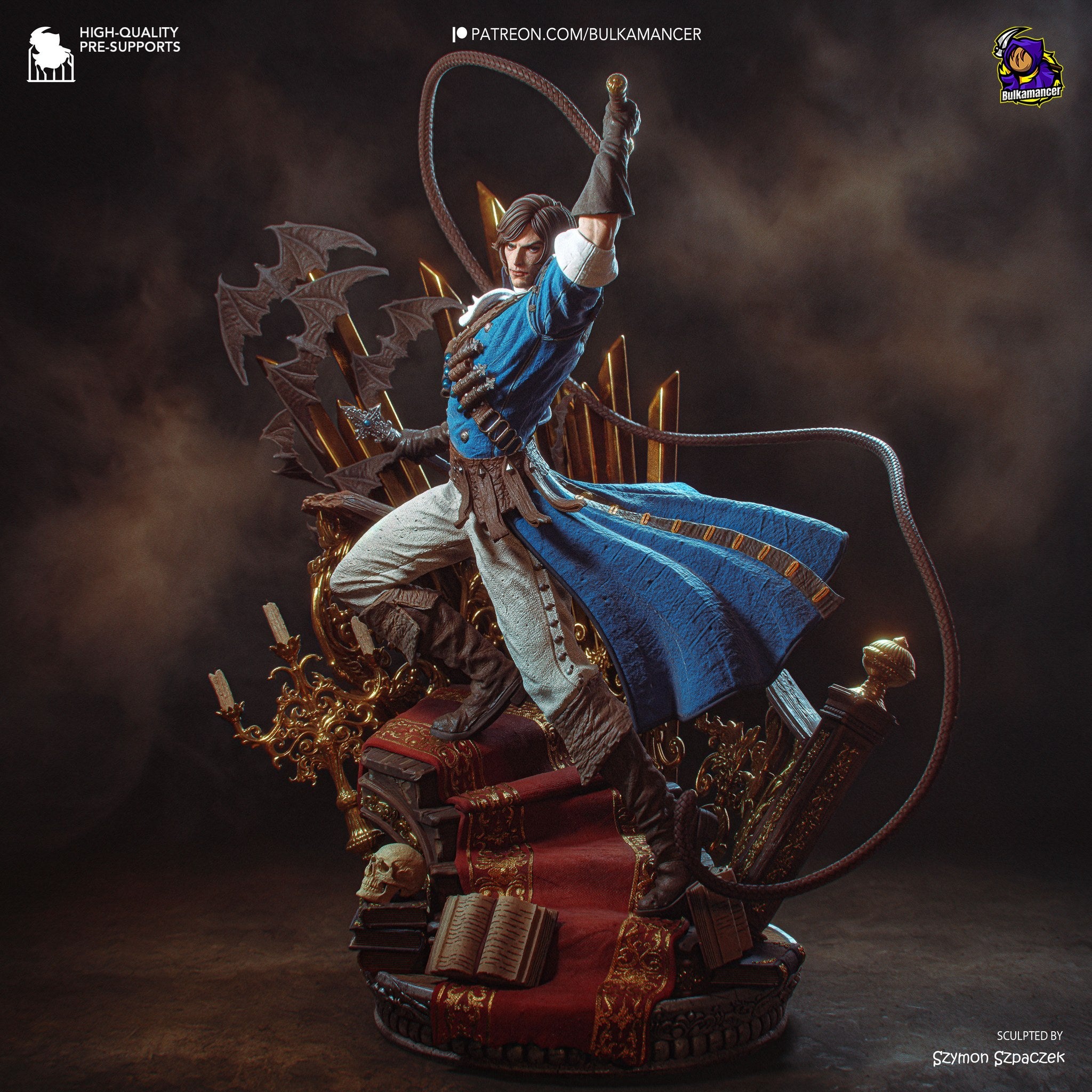 Richter Belmont (Castlevania) resin figure by Bulkamancer — studio render 5