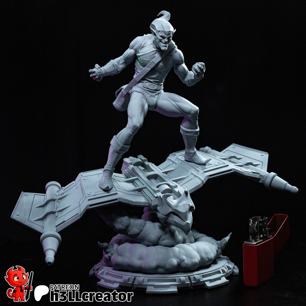 Green Goblin (Marvel) resin figure by h3LLcreator — studio render 12