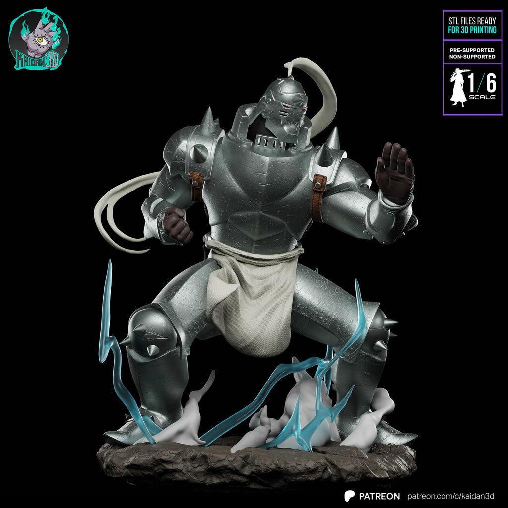 Alphonse Elric (Fullmetal Alchemist) resin figure by Kaidan 3D — studio render 4