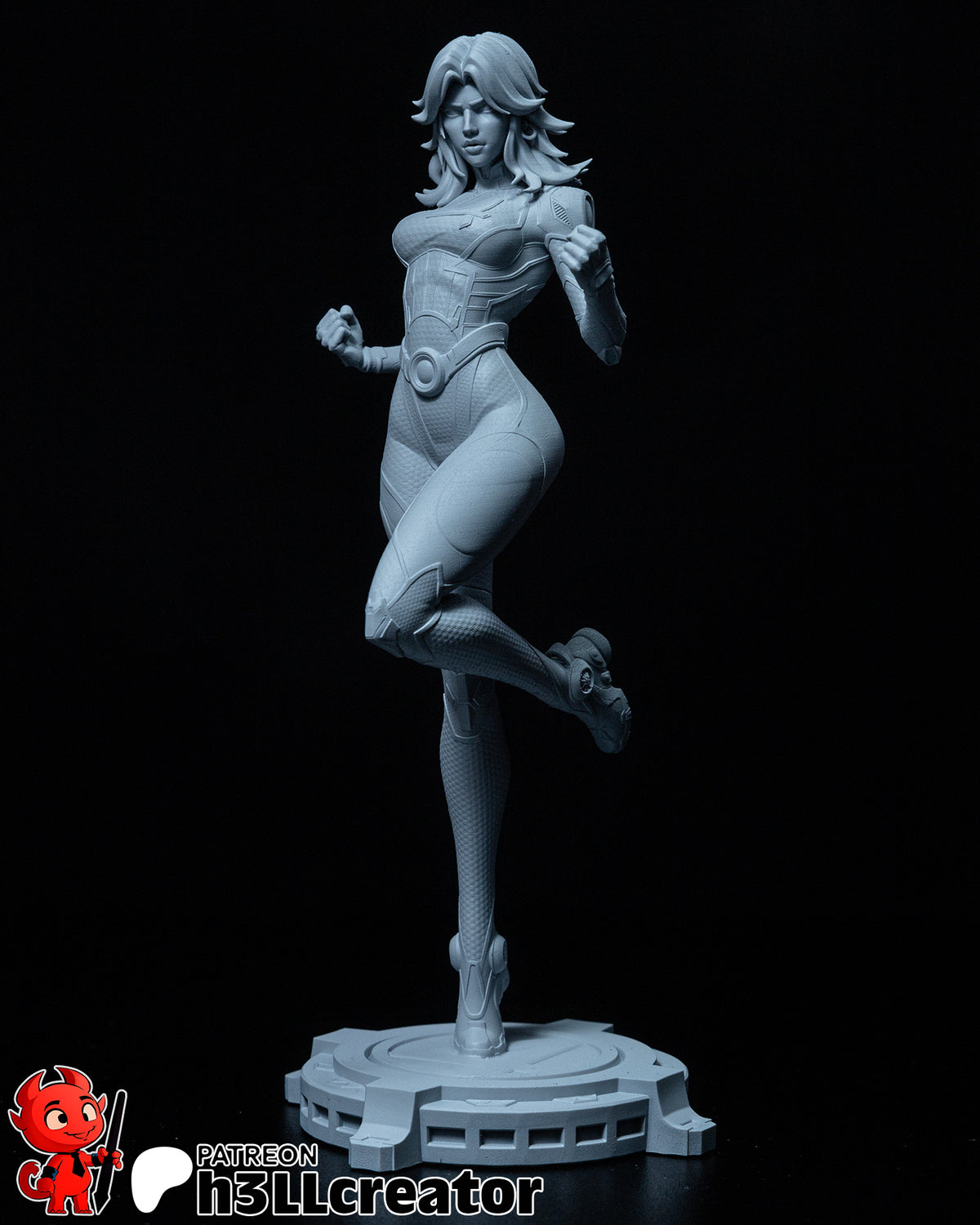 Sue Storm (Marvel) resin figure by h3LLcreator — studio render 4