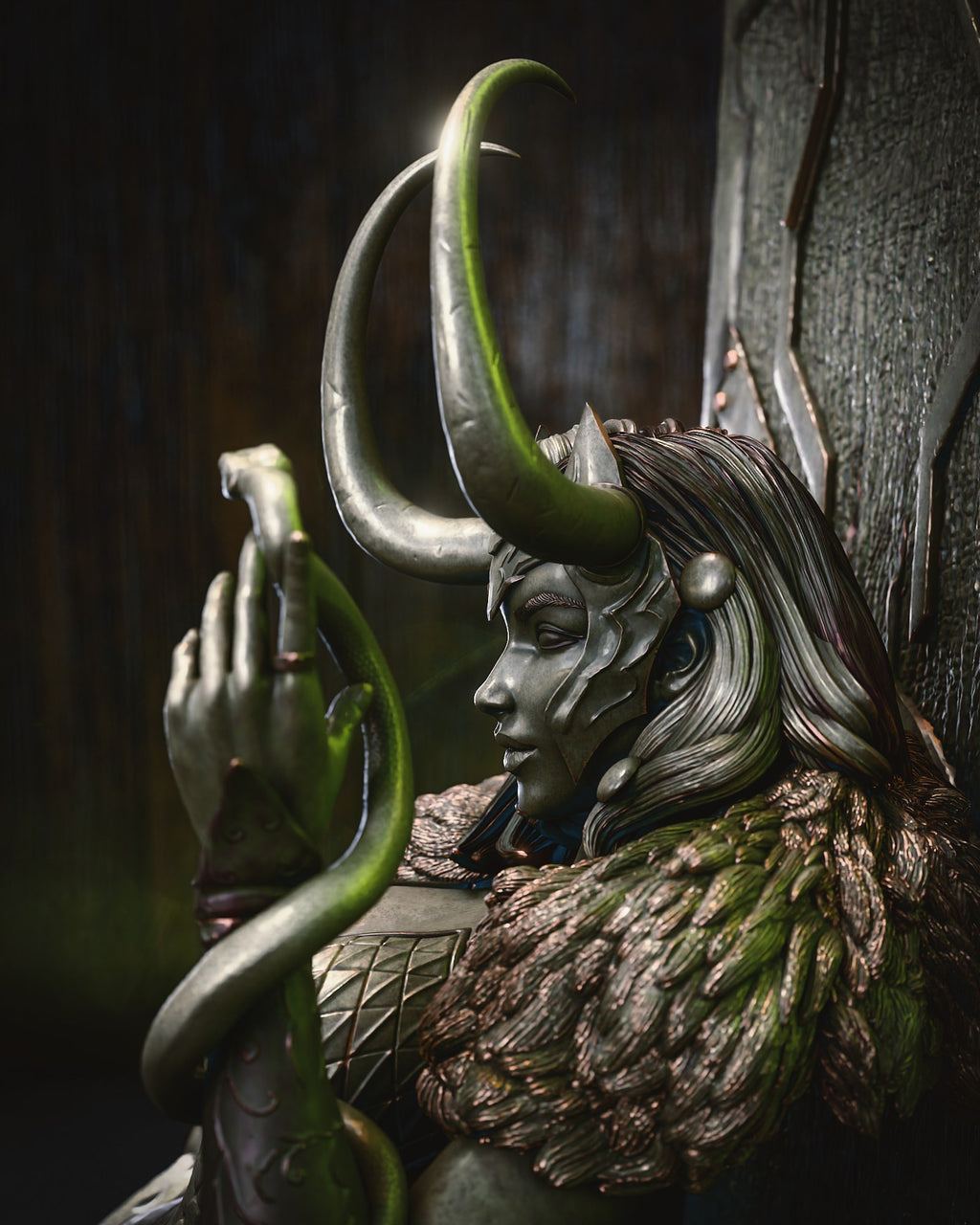 Loki Marvel resin figure by CA 3D Studios — studio preview 2