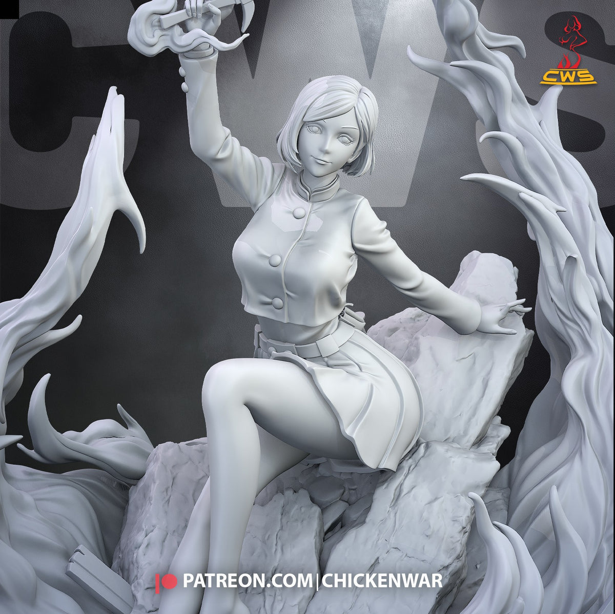 Nobara Kugisaki (Jujutsu Kaisen) resin figure by CW Studio — studio render 7