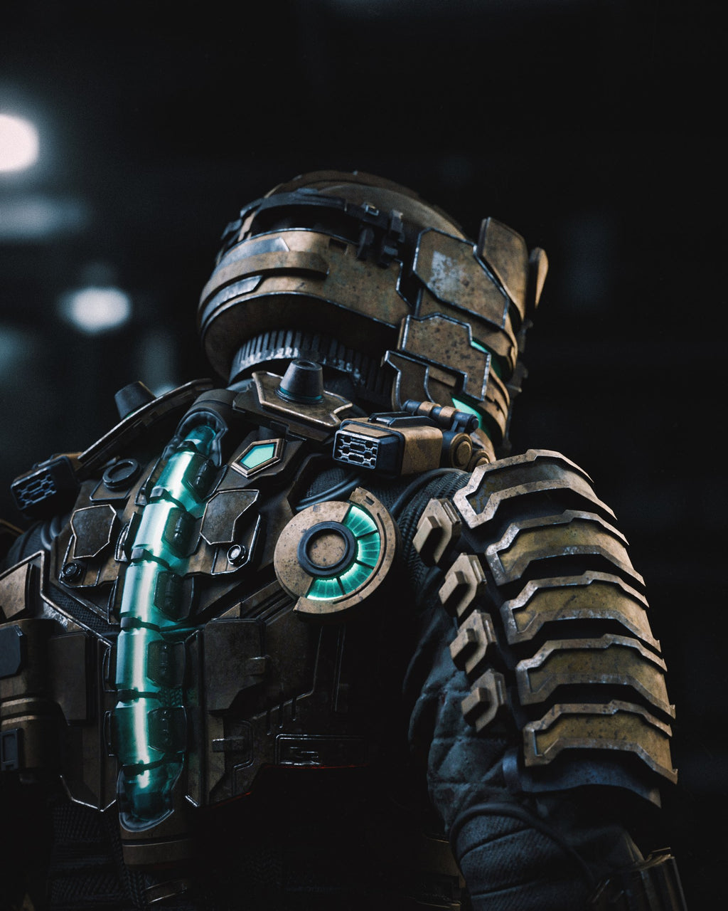 Isaac Clarke Dead Space resin figure by CA 3D Studios — studio preview 1