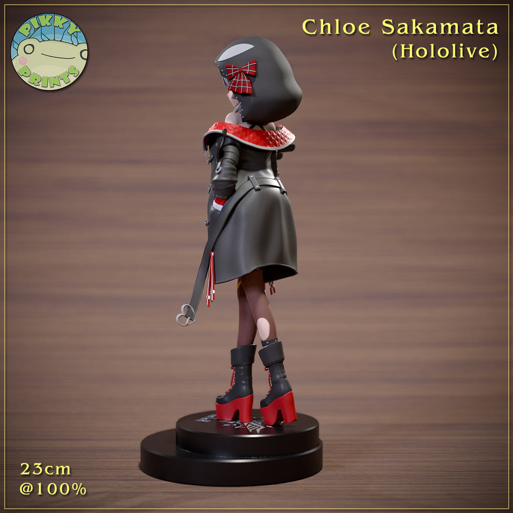 Chloe Sakamata (Hololive) resin figure by PikkyPrints — studio render 4
