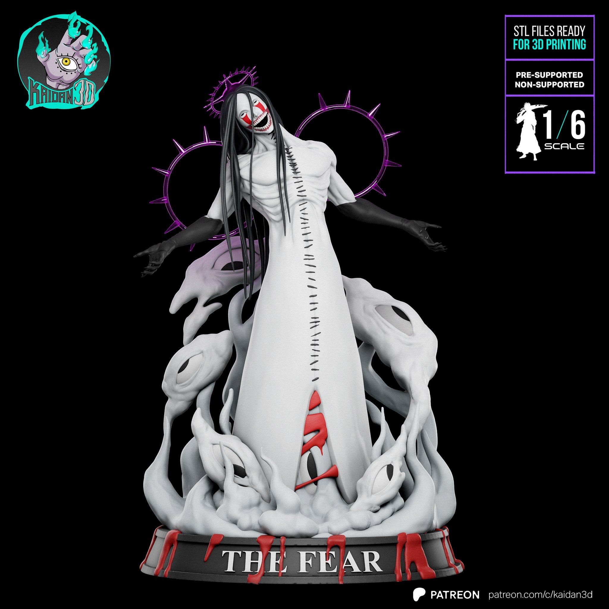 As Nodt (Bleach) resin figure by Kaidan 3D — studio render 3