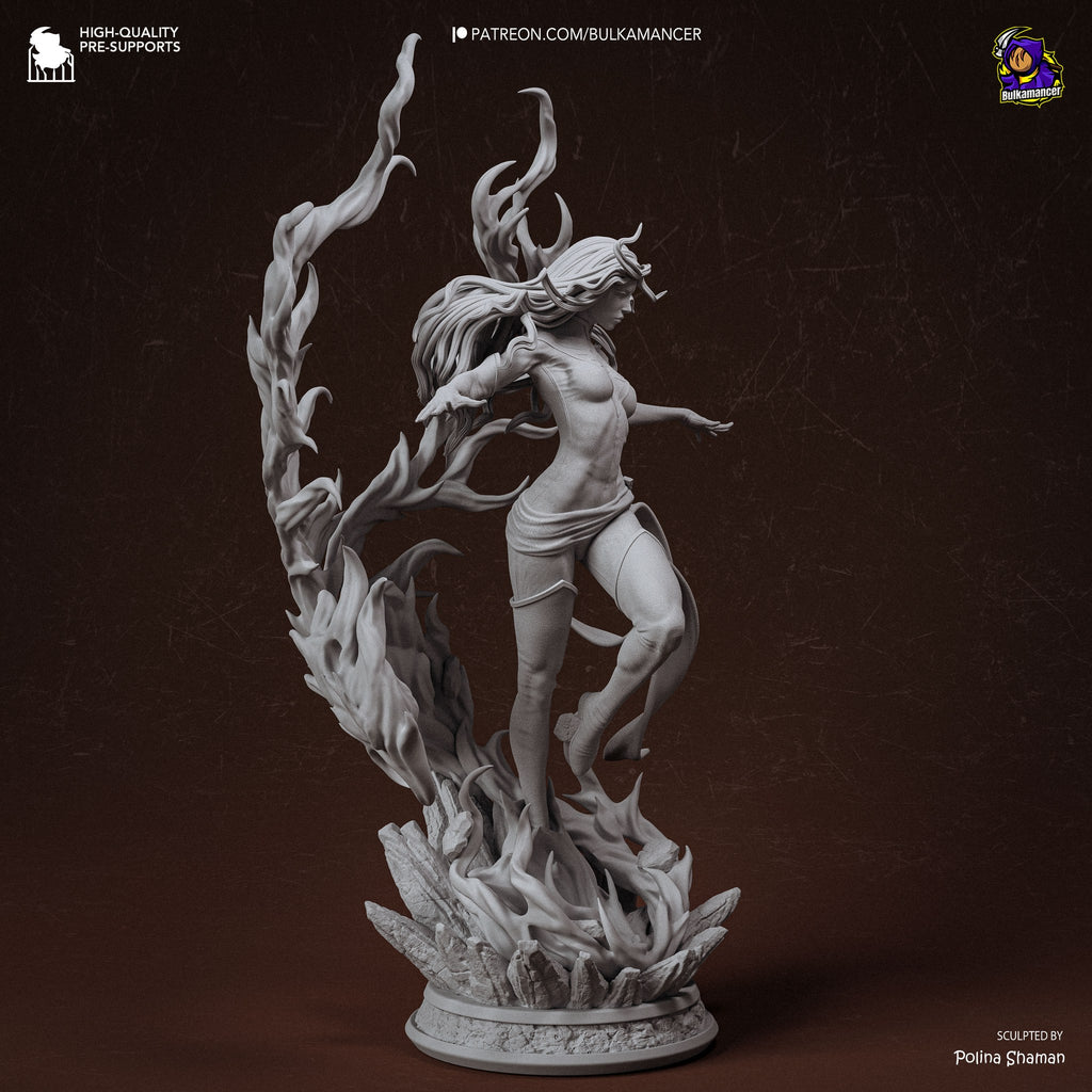 Jean Grey (Marvel) resin figure by Bulkamancer — studio render 15