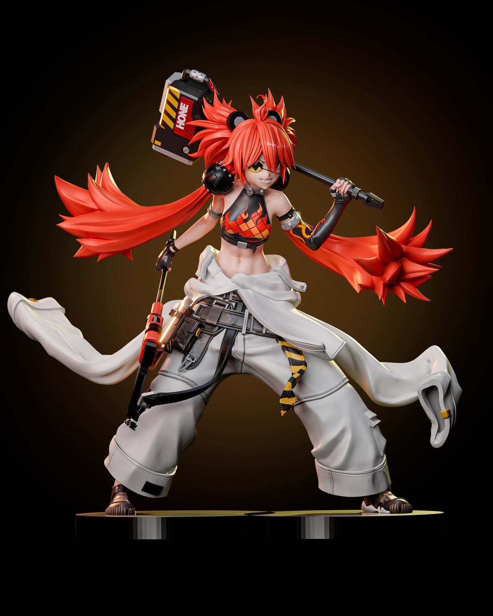 Koleda Belobog (Zenless Zone Zero) resin figure by Tenshi Figures — studio render 3