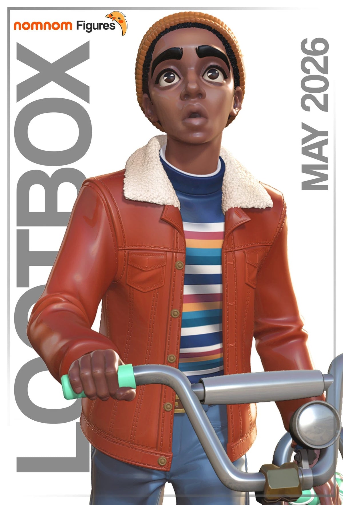 Lucas Stranger Things resin figure by NomNom Figures — studio preview 1