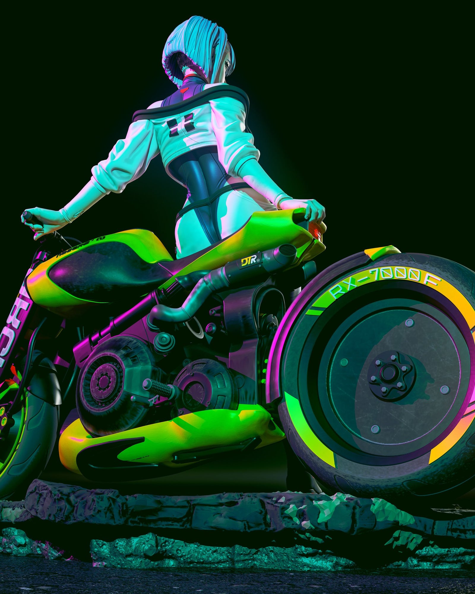Lucy Kushinada — studio render 5
