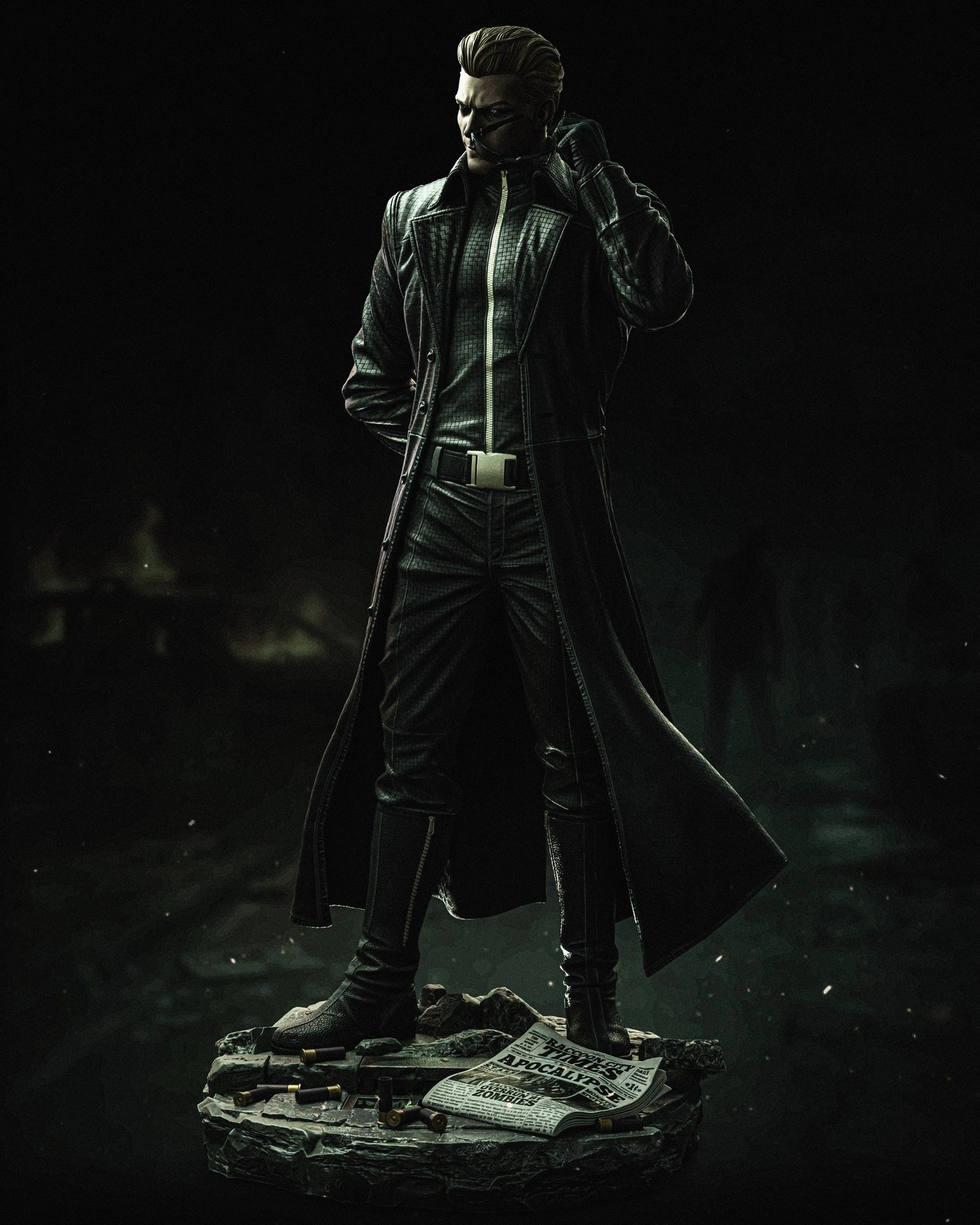Albert Wesker Resident Evil resin figure by CA 3D Studios — studio preview 4