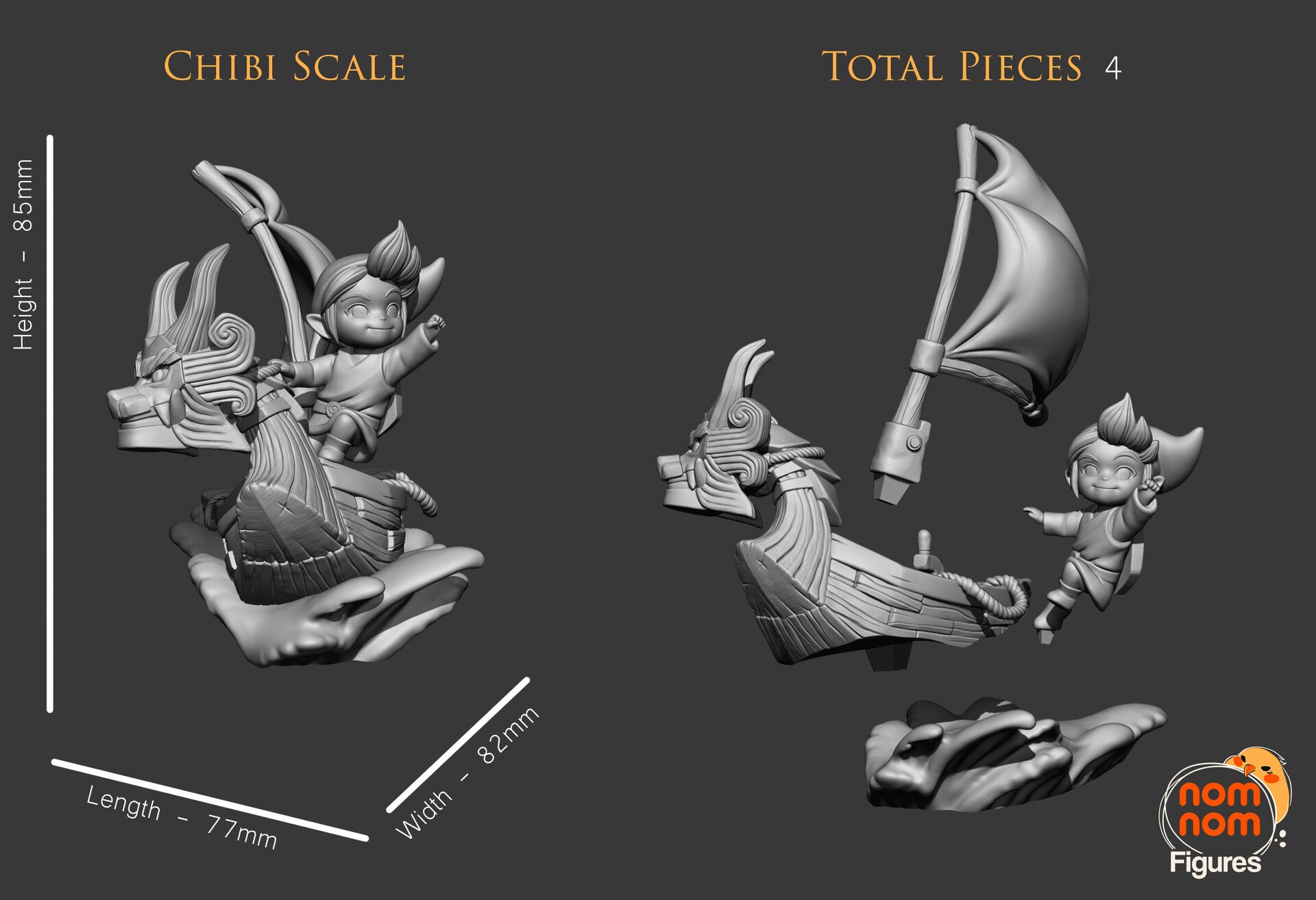 Link on the King of Red Lions — studio render 2