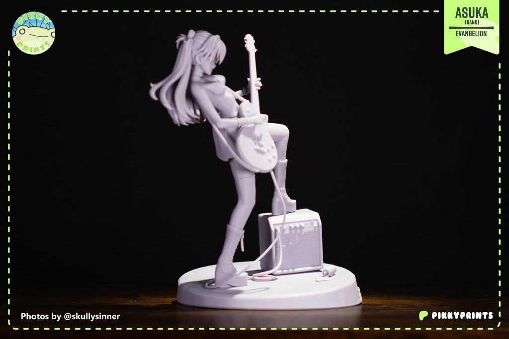 Asuka Langley (Evangelion) resin figure by PikkyPrints — studio render 14