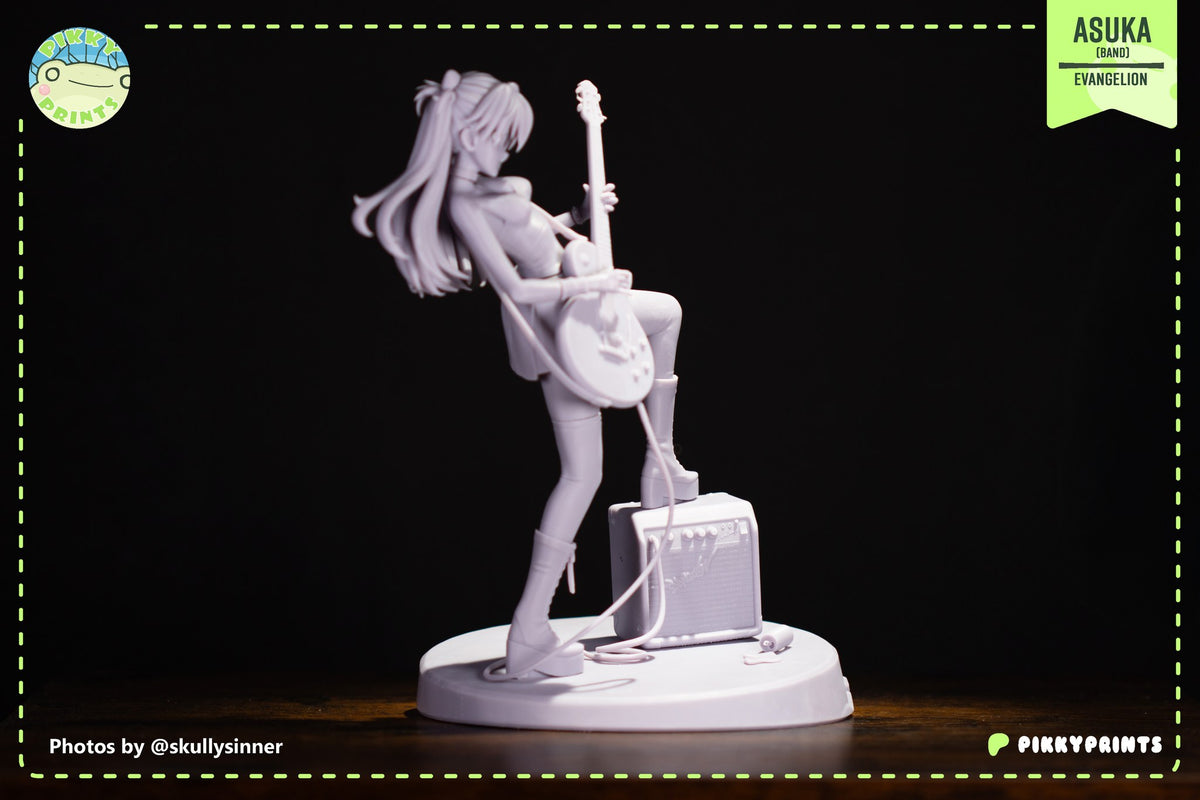Asuka Langley (Evangelion) resin figure by PikkyPrints — studio render 14