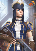 Caitlyn Arcane resin figure by NomNom Figures — studio preview 1