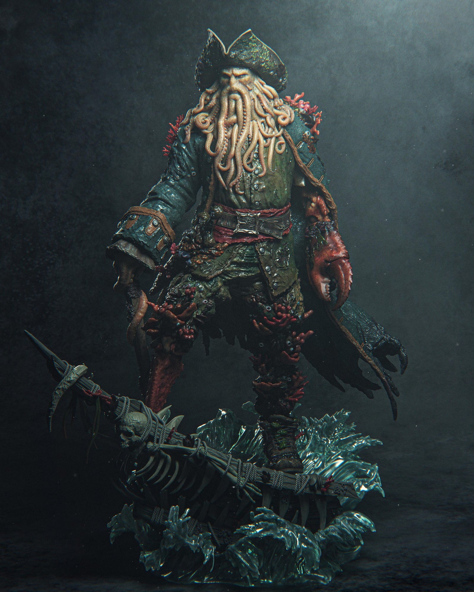 Davy Jones — studio render 3