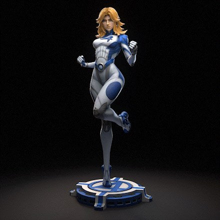 Sue Storm (Marvel) resin figure by h3LLcreator — studio render 2