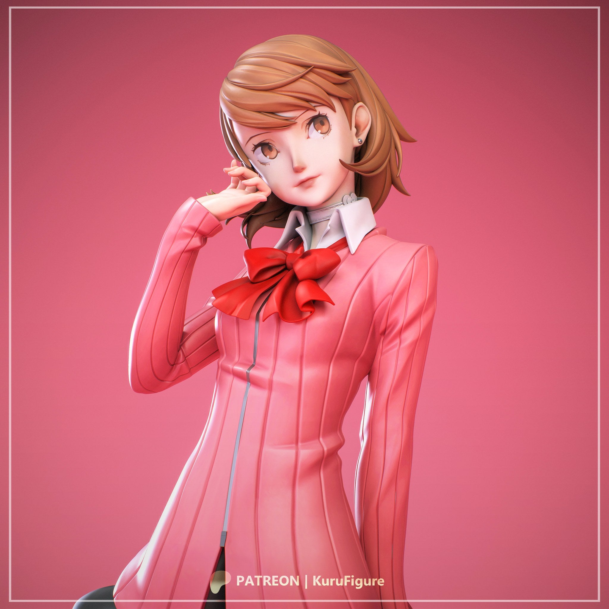 Yukari Takeba (Persona 3) resin figure by Kuru Figures — studio render 4