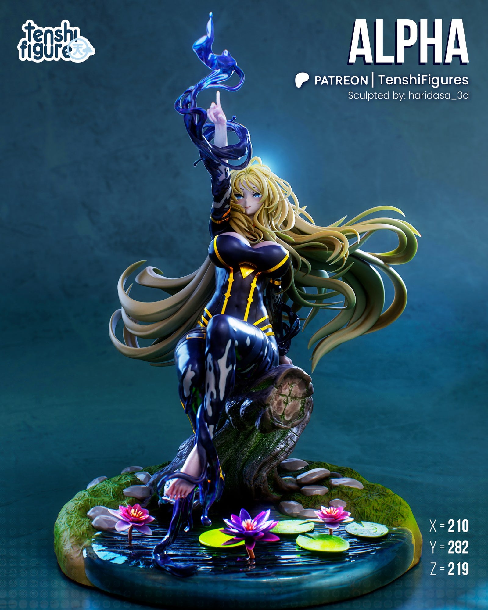 Alpha (The Eminence in Shadow) resin figure by Tenshi Figures — studio render 5
