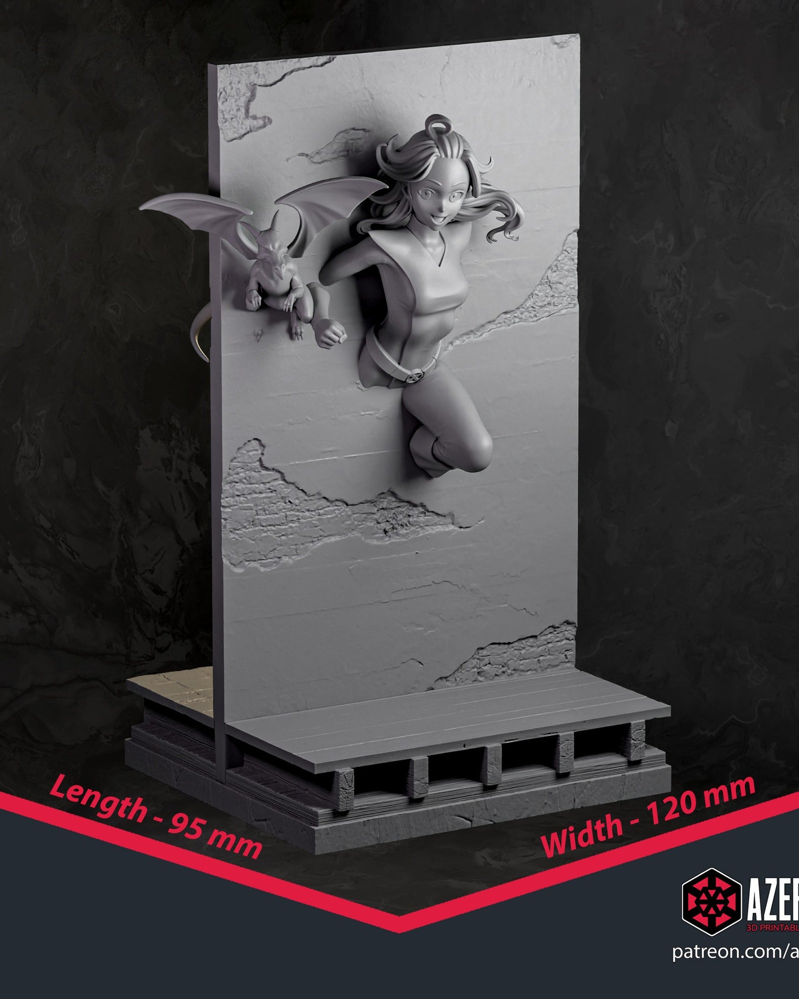 Kitty Pryde (Marvel) resin figure by Azerama — studio render 5