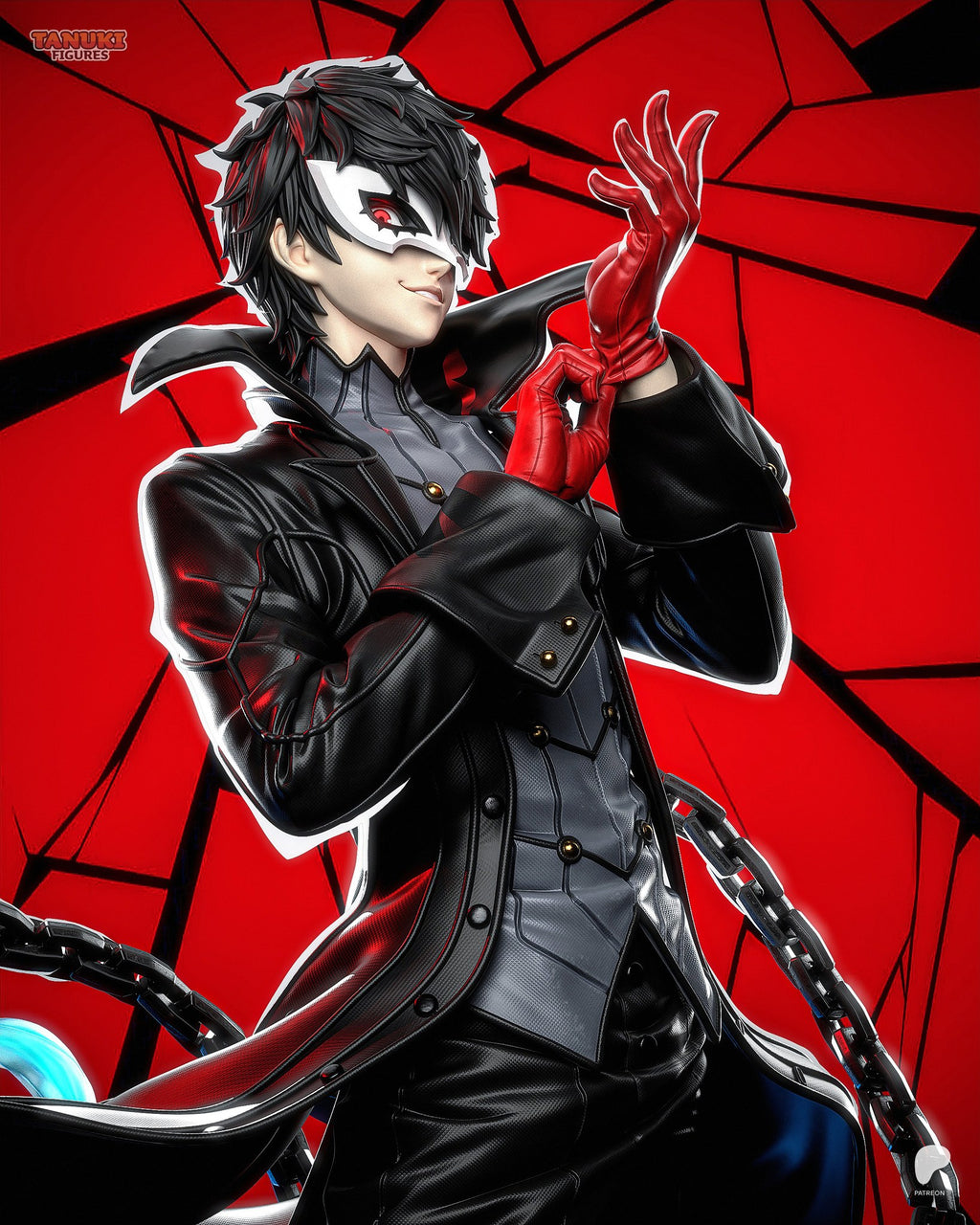 Joker (Persona 5) resin figure by Tanuki Figures — studio render 1