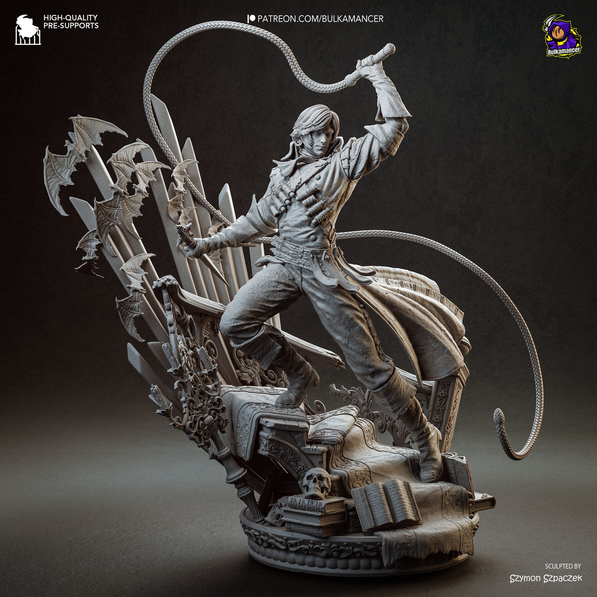 Richter Belmont (Castlevania) resin figure by Bulkamancer — studio render 11